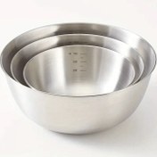 Resim 3'lü Paslanmaz Çelik Kase Seti - Salatalar, Noodle'lar, Çorbalar & Daha Fazlası İçin Çok Yönlü - Dayanıklı 304 Paslanmaz Çelik, Pişirme, Fırınlama & Yiyecek Saklama İçin İdeal, Ramen, Wonton Noodle'ları, Spagetti 