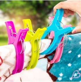 Resim RÜZGAR Plaj Havlu Mandalı - Şezlong Mandalı - Mandal Xl 4 Adet 