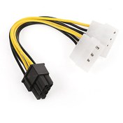 Resim Dark 2 X 4-Pin Molex 8-Pin Pci-E Ekran Karti Güç Kablosu Dönüştü 