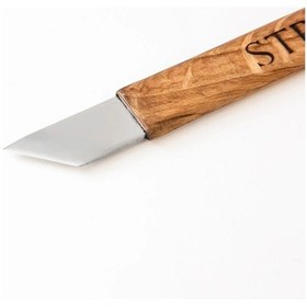 Resim Stryi 181011 Çift Taraflı Deri Kesme Kamp Bıçağı 13 Mm Kahverengi 