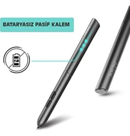 Resim Nisar Store Veikk S640 ve A30 Grafik Tabletler Için 8192L Pilsiz Kalem (Veikk 