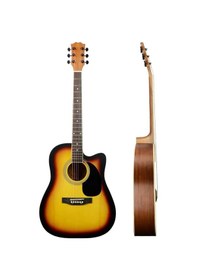 Resim Maxword Mcg-650sb Yüksek Kaliteli Ağaç Akustik Gitar Full Set 