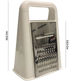 Resim Mybru Çift Taraflı Paslanmaz Çelik Beyaz Rende Dilimleyici 