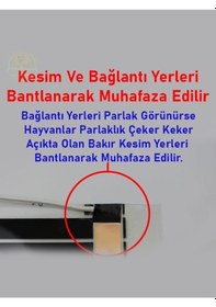 Resim Karbon Isıtıcı Film Hazır Kablo Fişli Kafes Kümes Zemin Ayak Isıtıcı 175x80 CM 
