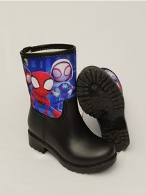 Resim Sea&Blue Spidey Ve Arkadaşları Baskılı Su Geçirmez Anaokulu Çocuk Yağmur Çizmesi 