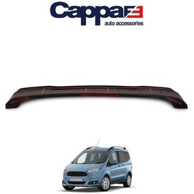Resim Cappafe Ford Courier Arka Tampon Eşiği Koruma Parlak Abs 2014- N11.7757 