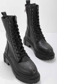 Resim Bambi Siyah Kadın Bot & Bootie K02503900809 