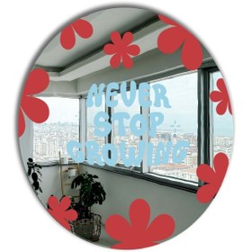 Resim Yuvarlak Ayna, Pinterest Ayna, Renkli Duvar Dekoru, Pinterest Oda Dekoru, Kırılmaz Dekorafif Ayna 