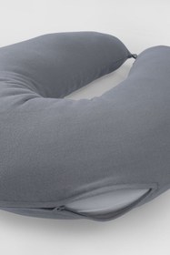 Resim Triko Hamile ve Emzirme Yastığı 70 cm - Gri / 70x70 cm 