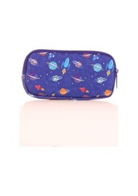 Resim Kaukko Kids 3 Bölmeli Kalem Çantası Fast Astronaut Lacivert L8170 