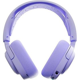 Resim SteelSeries Arctis Nova 3X Wireless Lavender Gaming Kulaklık - Mobil Uygulama ile Kontrol - 40 Saat Pil Ömrü - PS5, PS4, PC, Switch, Mobil Uyumlu 