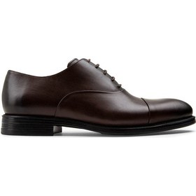 Resim Deery Hakiki Deri Kahverengi Klasik Erkek Oxford Ayakkabı - 01026mkhvc03 