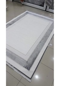 Resim Safyün Halı Kadife Kf418 Gri 200 X 290 Renkli 