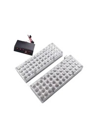 Resim Flaşlı ikaz lambası 96 led kırmızı kırmızı / LAPA19-4 