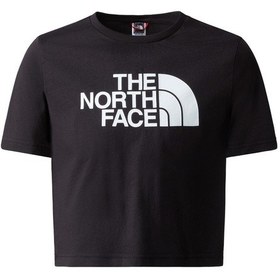 Resim The North Face G S/S CROP EASY TEE T-Shirt NF0A83EUJK31 Siyah 