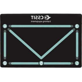 Resim Pazly Suntek Futbol Eğitim Mat Halı - Ev İçin Hafif Mavi Çocuk Halısı Mavi 