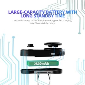 Resim Aksiyon Global A30 Motosiklet Kask Kulaklık Intercom Işıklı 2 Eşleşme Özellikli - Lisinya 