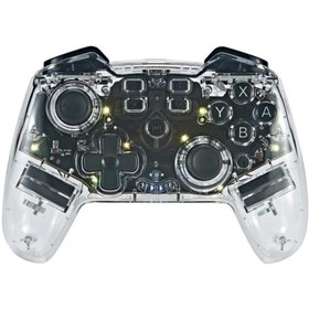 Resim T23 Max Nintendo Switch Pro Controller Kablosuz Ekstra Tuşlu Şeffaf GD34