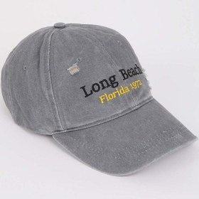 Resim DeFacto Unisex Nakışlı Jean Beyzbol Basketbol Şapkası B8006AX25SMGR184 