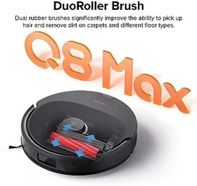 Resim roborock Q8 Max Robot Süpürge Çift Fırçalı / 5500 Pa Emiş / Hareket Etmeyen Bölgeler/Zemin Çizimi Boyunca Temizlik/3D Çizim/Çoklu Temizleme Seviyeleri/APP (Q7 Max yükseltilmiş) 