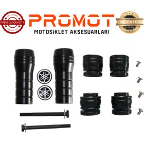 Resim PROMOT R25 2014-2018 MOTORSİKLET GRENAJ AKS KORUMA TAKOZU MOTOR KORUMA FULL SET 