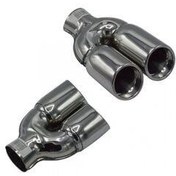 Resim Universal Krom Egzoz Ucu Çiftli Düz Model Çıkış 76×100 800-001 