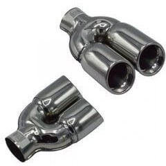 Resim Universal Krom Egzoz Ucu Çiftli Düz Model Çıkış 76×100 800-001 