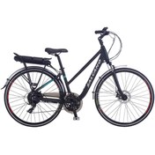 Resim Salcano Serenity 1 Unisex Bafang 250 Watt Elektrikli Bisiklet Siyah Kırmızı 