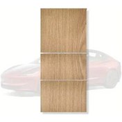 Resim Hightower Tesla Model 3/y/highland 2025 Orta Konsol Paneli - Dikey Desenli Siyah 