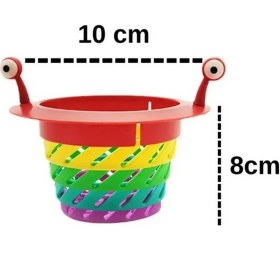 Resim Barkofix Lavabo Süzgeci Renkli 6 Kademeli Mutfak Gider Tıpası Lavabo Evye Süzgeci 