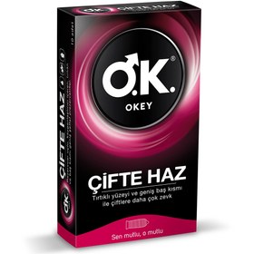 Resim Okey Çifte Haz Prezervatif 10'lu 