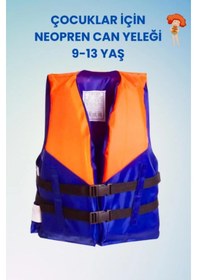 Resim S Beden 4-8 Yaş Mavi Çocuk Can Yeleği Neopren Sünger Yüzme Yeleği Çocuklar İçin Yüzdürme Yelek,Can 