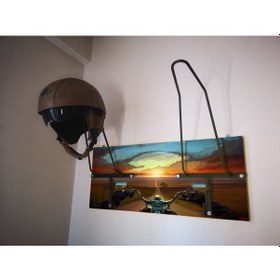 Resim Özel Fotoğraflı Kask Askısı, Motorcu Kask Askısı, Personalv15 