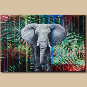 Resim Q-Art Dekoratif Exotic Kanvas Tablo - 60x90 cm 