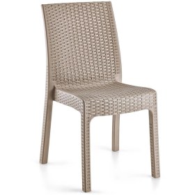 Resim Holiday Deluxe Kolsuz Sandalye 2'li Set Cappuccino 