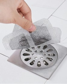 Resim TRİPULAM 10 Adet Lavabo & Gider & Banyo & Duş Süzgeci – Pratik Saç Yakalayıcı, Tıkanıklık Önleyici Süzgeç 