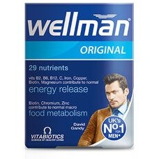 Resim Vitabiotics Wellman Original 30 Tablet 