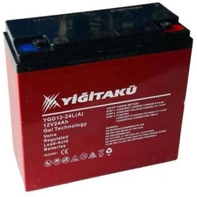Resim YİĞİT AKÜ Yiğit Akü 12 V 24 Ah Elektrikli Bisiklet Aküsü 2025 2 Ay Üretim 