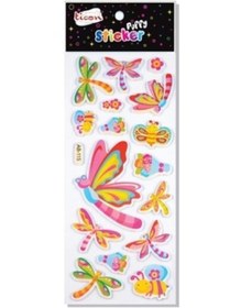 Resim Ticon Tps-36 Kelebek Şekilli 2 Puffy Sticker 164335 