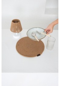 Resim Kahverengi Makrome Amerikan Servis 2'liörme Supla Kahverengi 