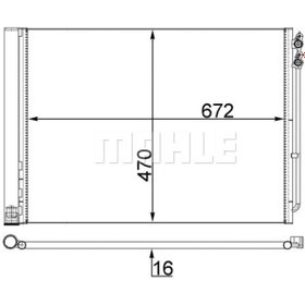 Resim KLIMA RADYATORU BMW F10 F01 N47 N57 B47 B57 