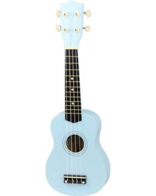 Resim Mavi Renk Soprano Boy Xu2101-Bl 4 Telli Ukulele Gitar 