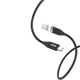 Resim Go Des UC-505 Magnetic Type-C To Lightning PD Kablo - Siyah 