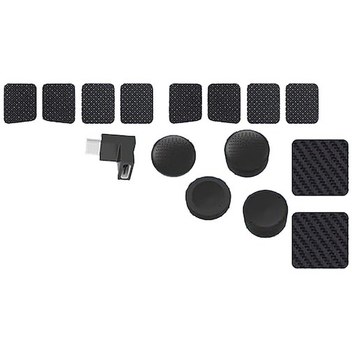 Tenfowee Steam Deck Jys Aksesuar Seti: Arka Tuşlar, Dokunmatik Panel Koruyucu Filmi, Silikon Rocker Kapağı