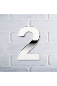 Resim Trend Pleksi Yapışkanlı Pleksi Gümüş Ayna 2 Numara (10cm Yükseklik) 