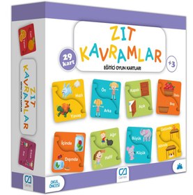 Resim Nessiworld Games Opposite Concepts Educational Game Cards 29 Cards 5045 