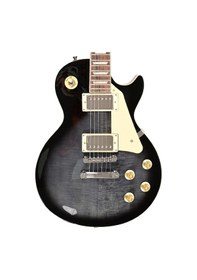 Resim Madison Meg-lpf-tbk Elektro Gitar Trans Siyah Les Paul Tarzı 
