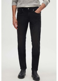 Resim D's Damat Ds Damat Slim Fit Antrasit Düz Jean Kot Beş Cepli Likralı Yıkamalı Denim Pantolon 6HCJ3ORT00102 Antrasit 