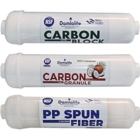 Resim Kapalı Kasa Su Arıtma Nsf İnline Filtre 3 Lü Giriş Çıkış Quick 