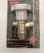 Resim Yms Pirinç Klozet Ara Musluk Taharet Musluğu Gri 